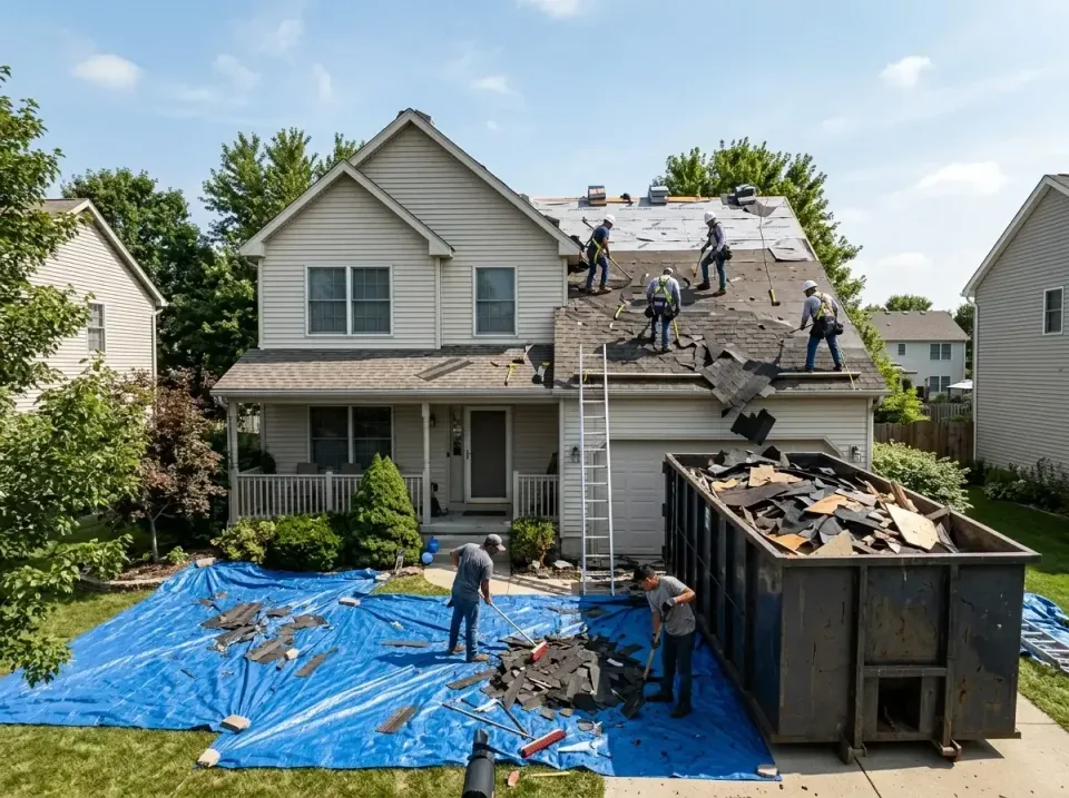 roof-replacement-debris-remova-004 — frequently asked questions, Cheapest Dumpster Rentals in Boonsboro, MD